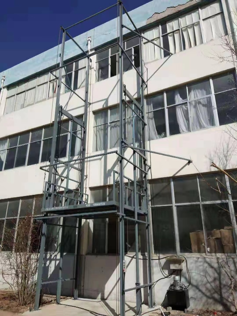 南平室外贴墙货梯